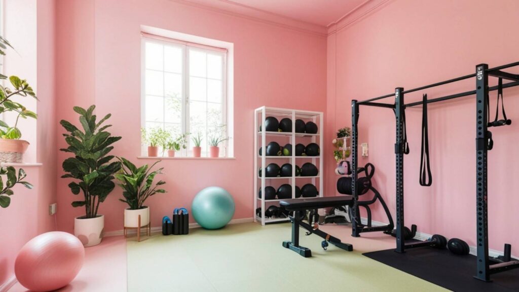 Modern home gym setup showing the best home gym equipment for small and large spaces.